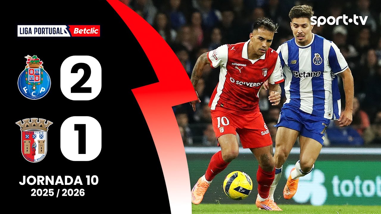 FC Porto vs Braga: Exciting 2-1 Victory in Liga Portugal Betclic ⚽