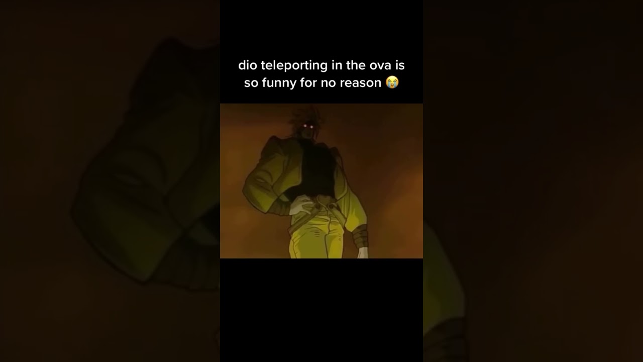 Scary Dio in the JoJo OVA 😱
