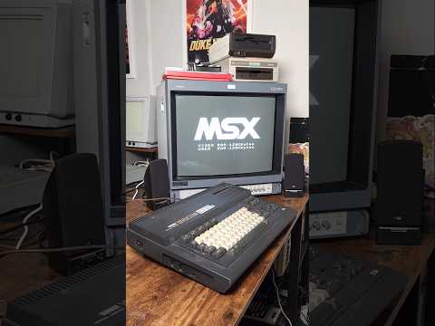 Turning the Yamaha YIS-503IIIR on for the first time #shorts #vintagecomputer #asmr