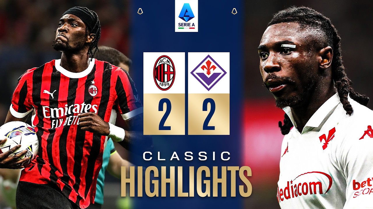 Milan-Fiorentina 2-2 | Serie A 2024/25 Highlights ⚽