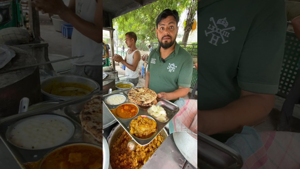 India's Cheapest Naan Thali at ₹40 🤩