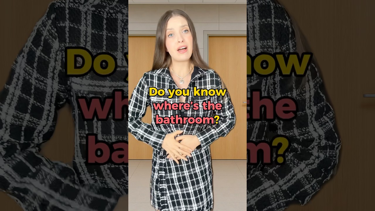 Struggling to Find the Bathroom? 🚻 Tips for English Learners