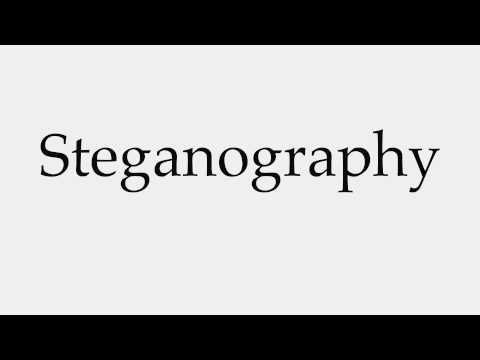 How to Pronounce Steganography