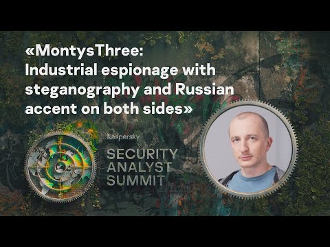 Industrial espionage with steganography and Russian accent on both sides