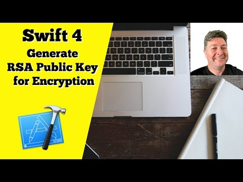 Swift 4: RSA Asymmetric Public Key Encryption - Secure Your iOS 11 App. How to in Xcode 9!