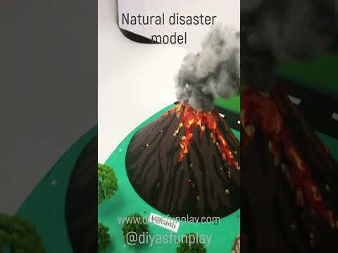 natural disaster 3d model - #shortsvideo - #shorts - #diyasfunplay