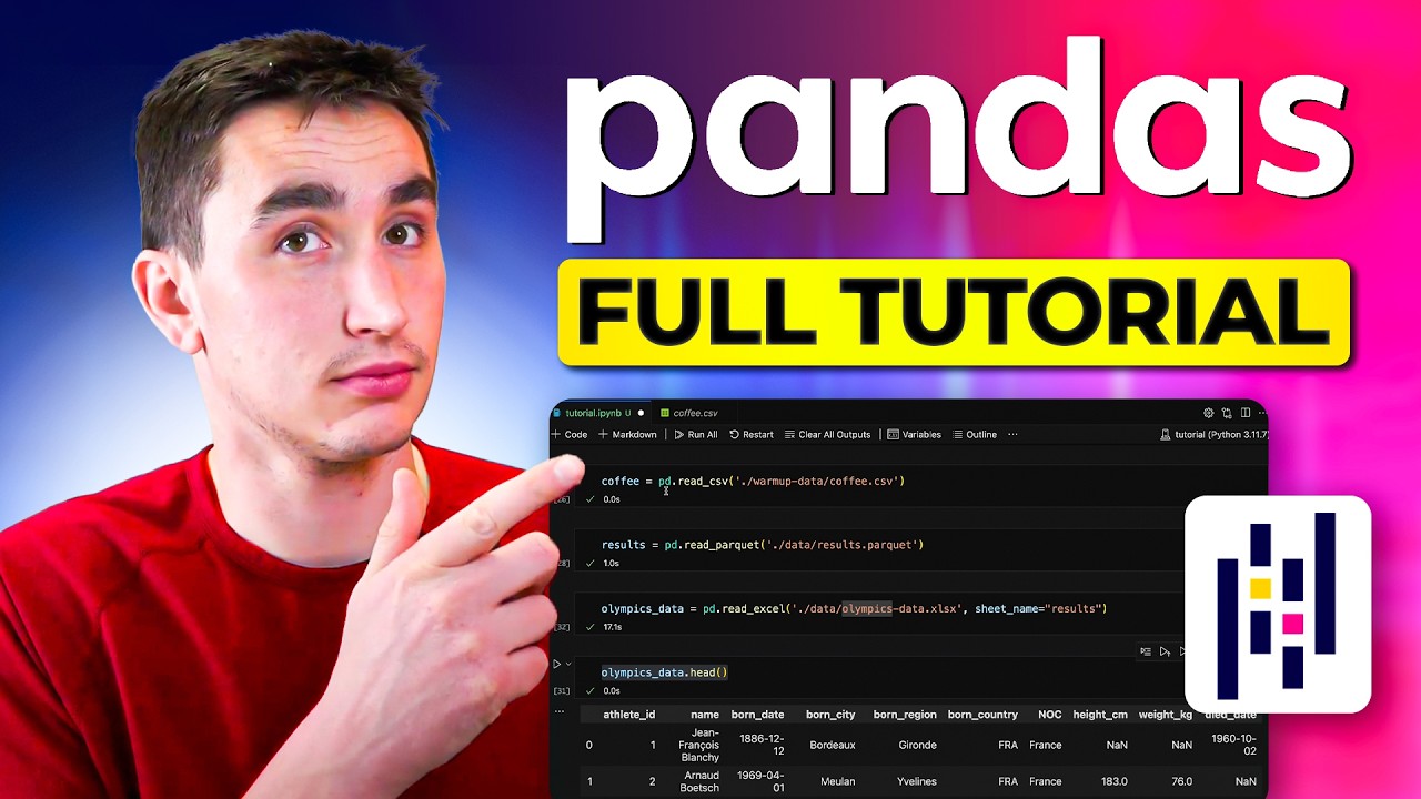 🚀 Ultimate Python Pandas Data Science Tutorial (2025 Updated Edition)