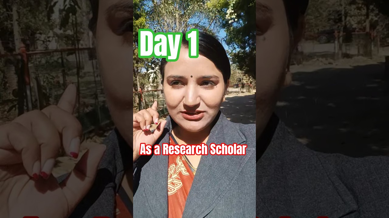 🥳Day 1 Academic Insights As a Researcher Scholar✅ #english #phd #academictips