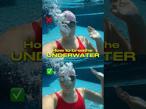 How to breathe underwater? #swim