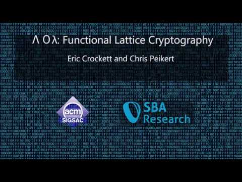 CCS 2016 - ΛОλ: Functional Lattice Cryptography