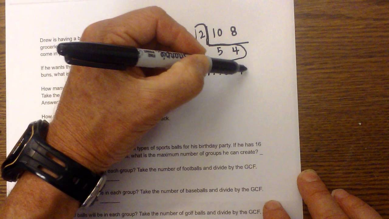 GCF & LCM Word Problems | Math Video Guide 📚