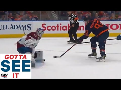 Nugent-Hopkins Scores on Breakaway After Turnover 🏒