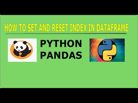 How To Set And Reset Index In DataFrame