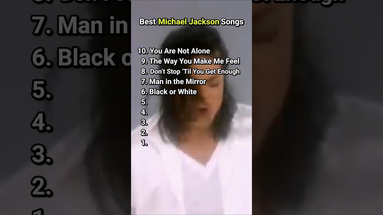 Top 10 🔥 The Ultimate Top 10 Michael Jackson Songs of All Time