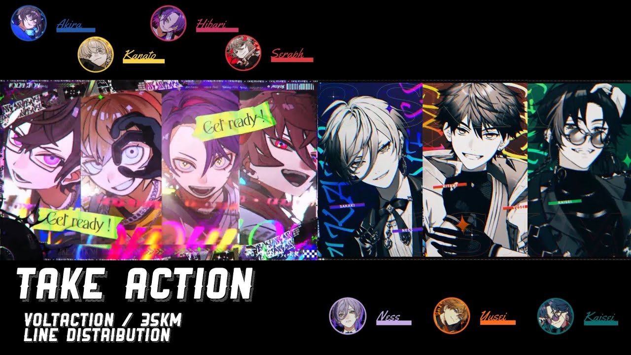Line Distribution: TAKE ACTION - VOLTACTION & 3SKM Cover 🎶