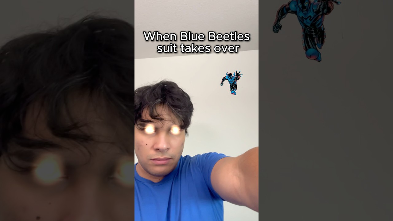 When Blue Beetles Suit Takes Over #bluebeetle #batman #comics #dc