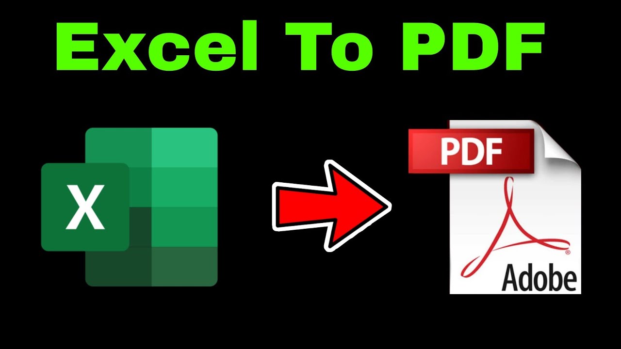 Converting Excel Files to PDF in MS Excel