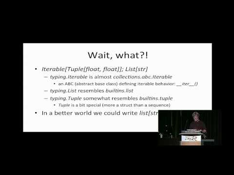 Type Hints - Guido van Rossum - PyCon 2015