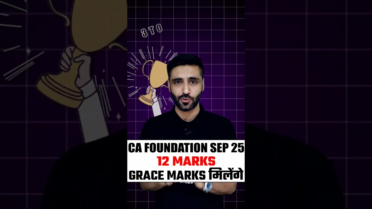 Grace Marks CA Foundation Result 2025 | Check Your ICAI September Results 📊