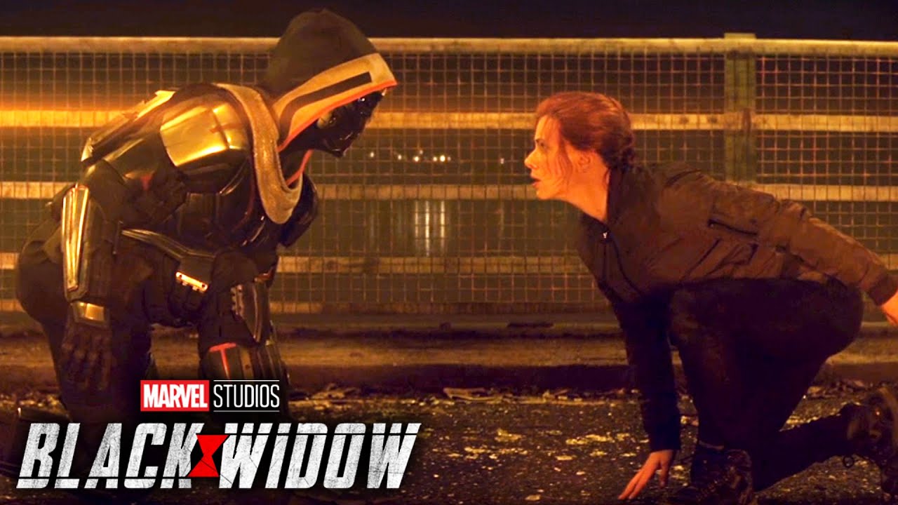 Epic Bridge Fight: Natasha Romanoff Battles Taskmaster in Black Widow (2021) 🔥