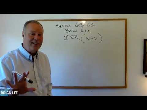 Series 65/66 Investment Analysis with DCF & IRR 📊