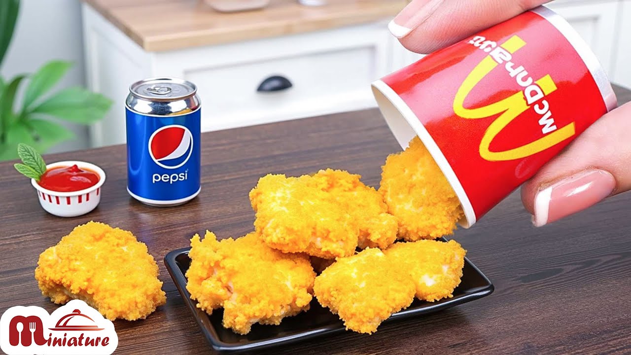 Mini Chicken Nuggets Recipe | ASMR Cooking π