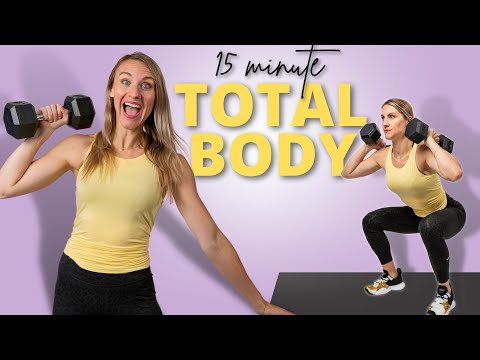 15 min Full Body Workout with Dumbbells
