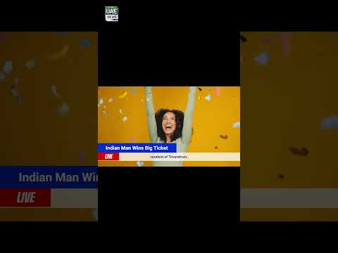 Indian Man Wins Dh25 Million in Big Ticket Draw#dubainews #kashmirattack #dubaievents