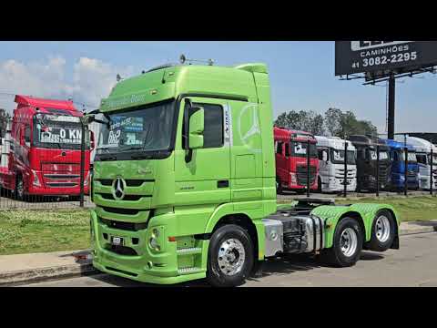 Actros 2546 6x2 Mega Space 2018 - R$399 mil