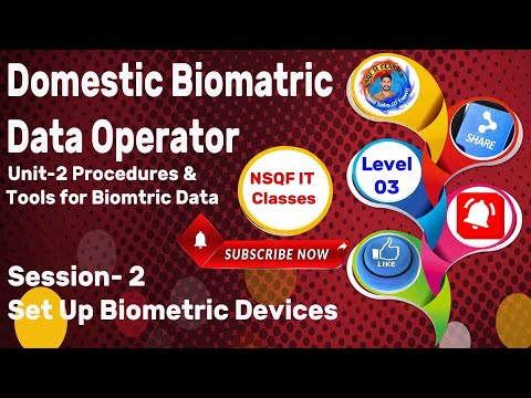 Level 3 Domestic Biometric Data Operator Unit-2 S-2  Set Up Biometric Devices
