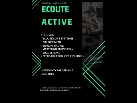 Ecoute Active - Coaching pour vos tracks