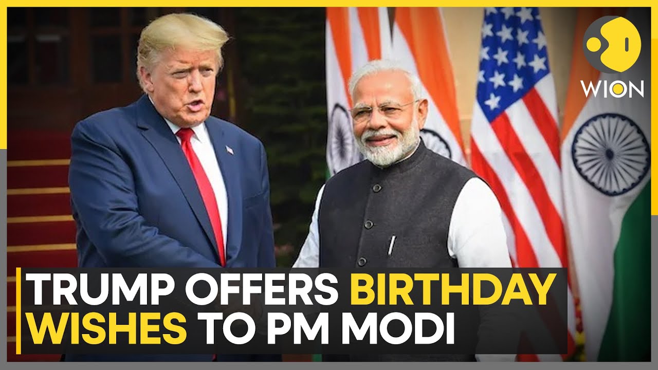 Trump Wishes Modi Happy 75th Birthday 🎉