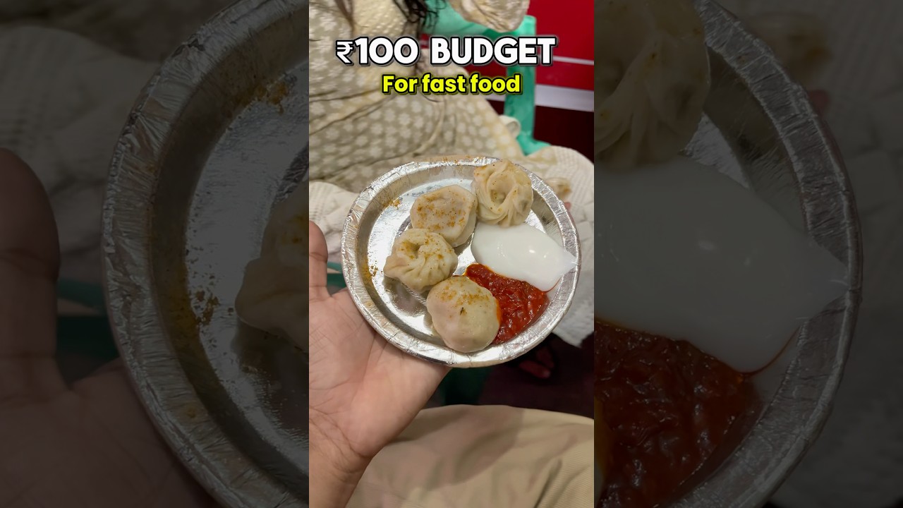 100 Rupees Fast Food Challenge 🍔