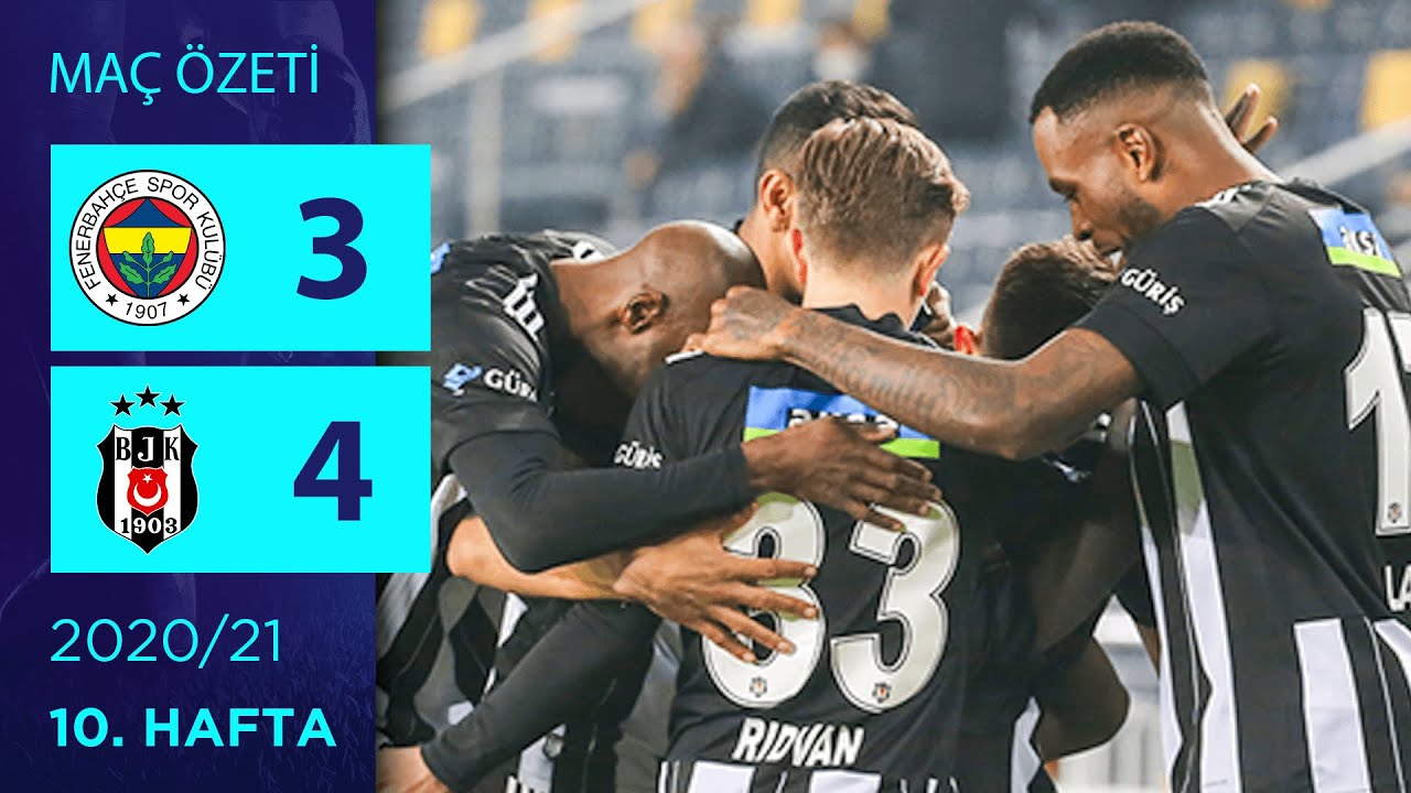 Fenerbahçe 3-4 Beşiktaş | Heyecan Dolu 10. Hafta Derbisi (2020/21) ⚽