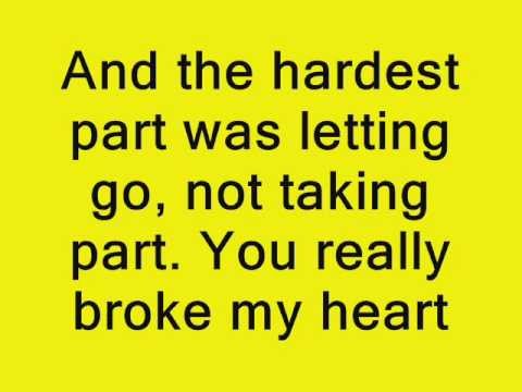 Coldplay - The Hardest Part Lyrics (2005)