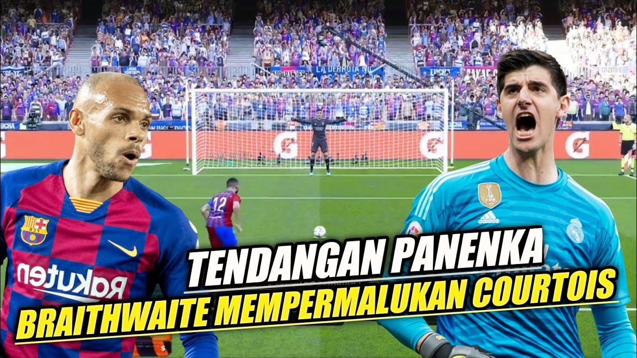 Lord Braithwaite's Amazing Penalty Skills vs Courtois ⚽