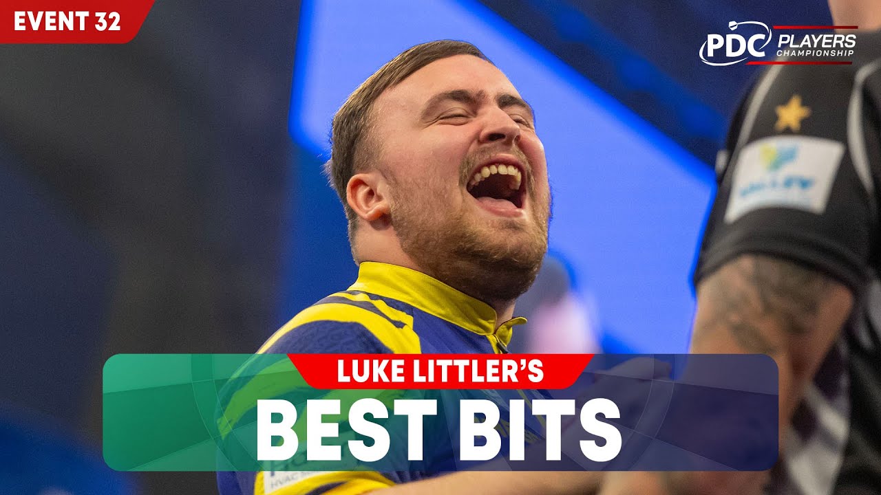 Incredible Darts Moments! 🔥 Luke Littler Shines at 2025 Players Championship 32