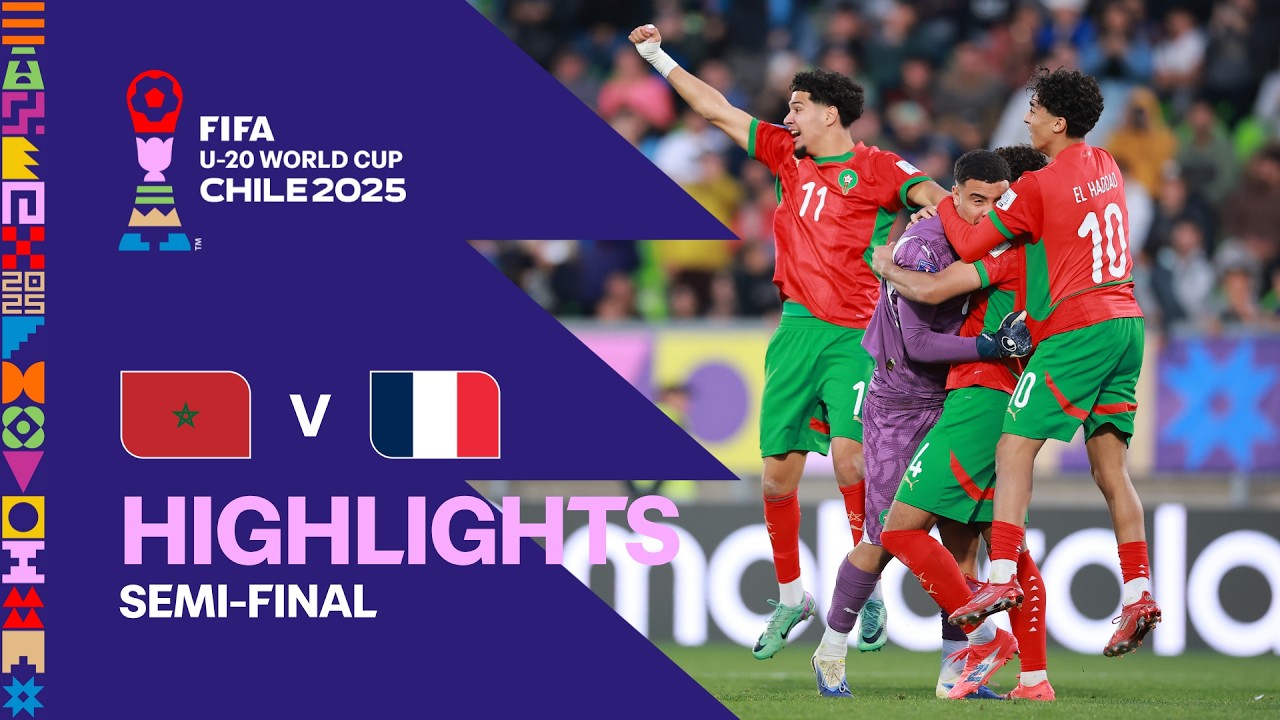 Morocco vs France U-20 World Cup Highlights | Chile 2025 ⚽