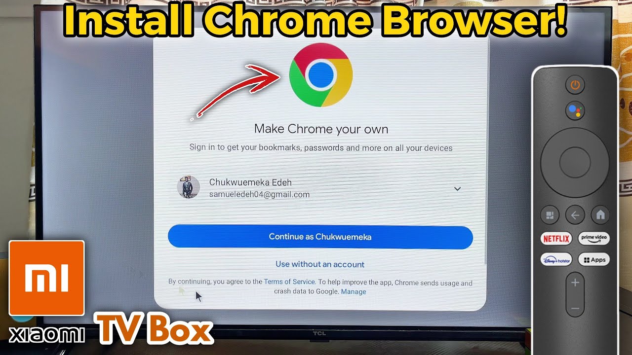 Xiaomi TV Box: How to Download & Install Google Chrome Browser