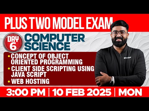 Plus Two Model Exam One Shot Computer Science | Concept Of Object Oriented Programming