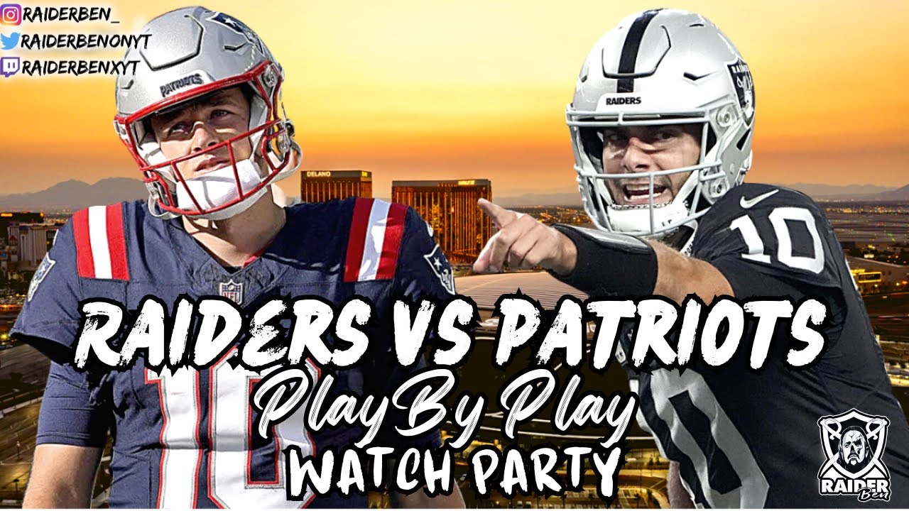 Raiders vs Patriots Live Play-by-Play 🏈