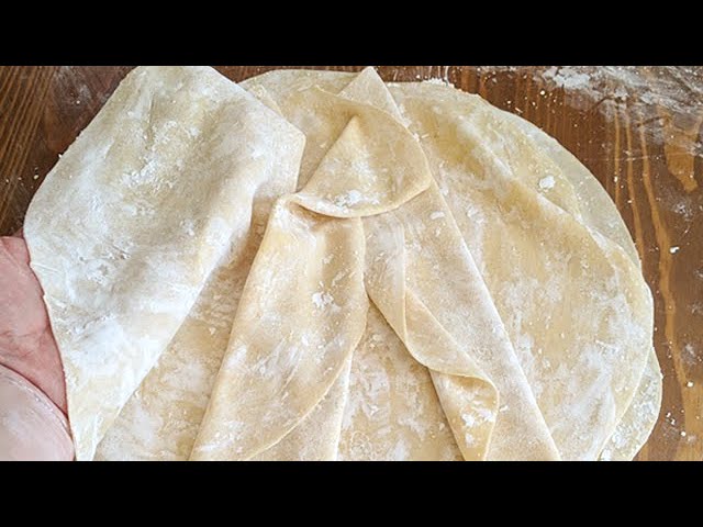 Recette Facile de la Pâte Filo Maison 🥟
