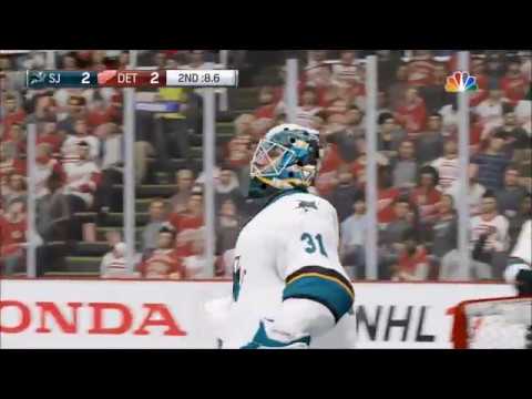 NHL 17 - San Jose Sharks vs Detroit Red Wings | Gameplay (HD) [1080p60FPS]