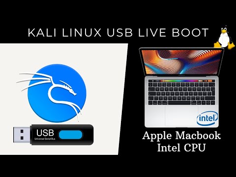 How to Boot Kali Linux Live USB on ANY Intel MacBook !