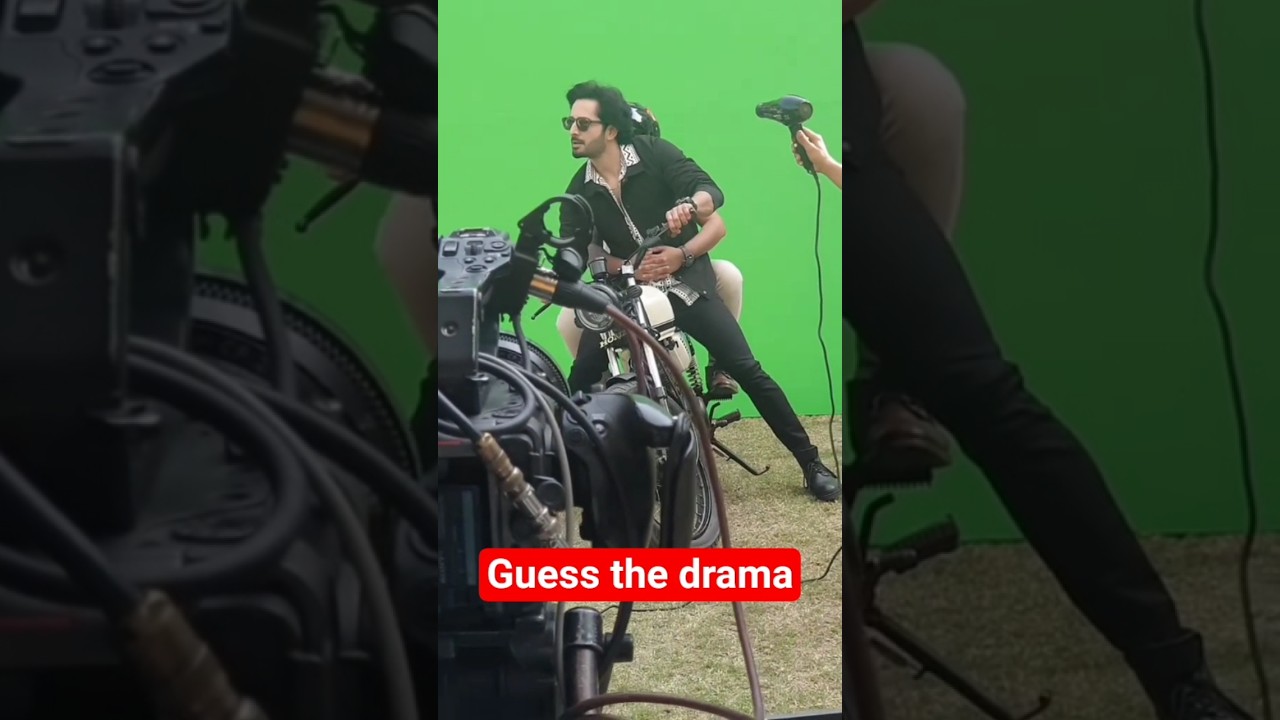 Danish Taimoor Behind the Scenes of a Drama Shoot π¬