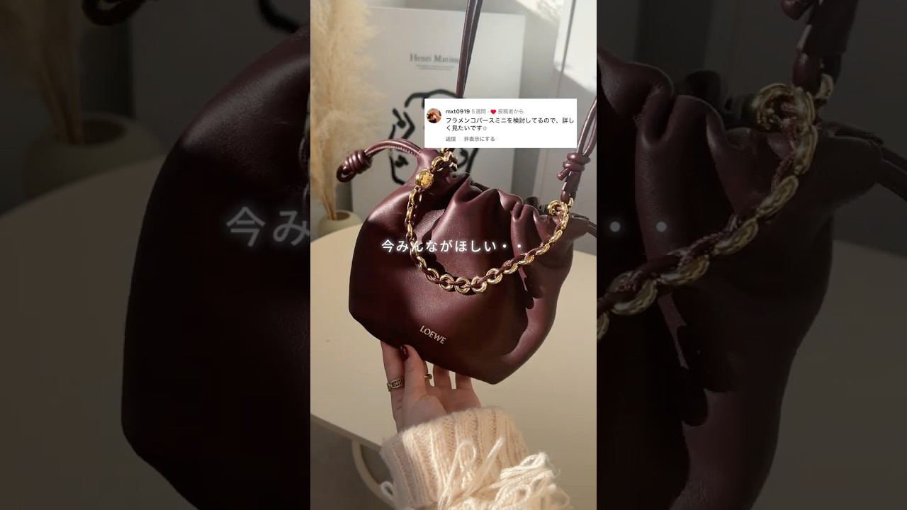 LOEWEの人気バッグ「フラメンコ」徹底解説！コンパクトで多彩な使い方が魅力