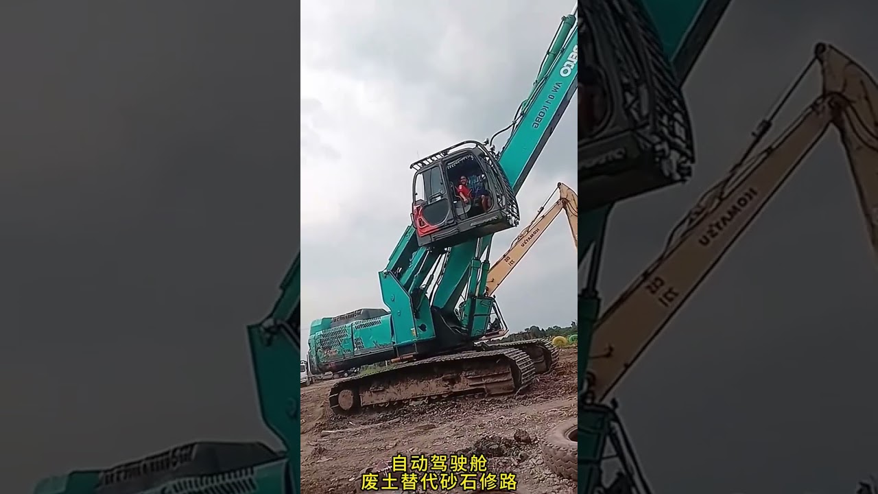 Autonomous Excavator Cockpit in Action 🚜