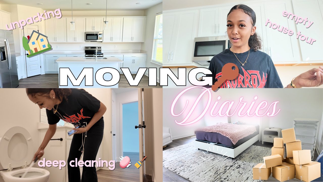 Empty House Tour & Moving Vlog 🏡