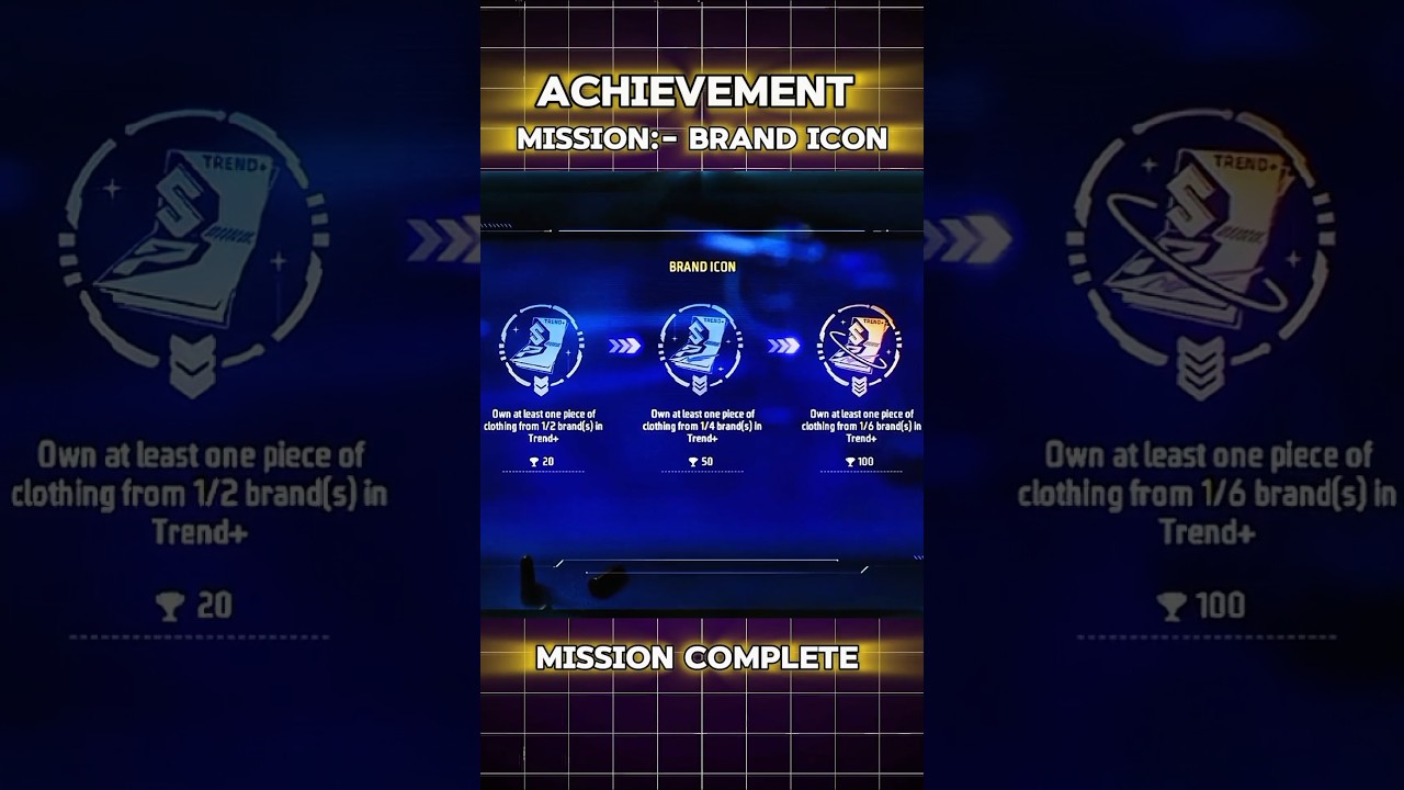 BRAND ICON [ACHIEVEMENT] MISSION COMPLETE ✅||GARENA FREE FIRE #freefire #trending #shorts #ankitbhai