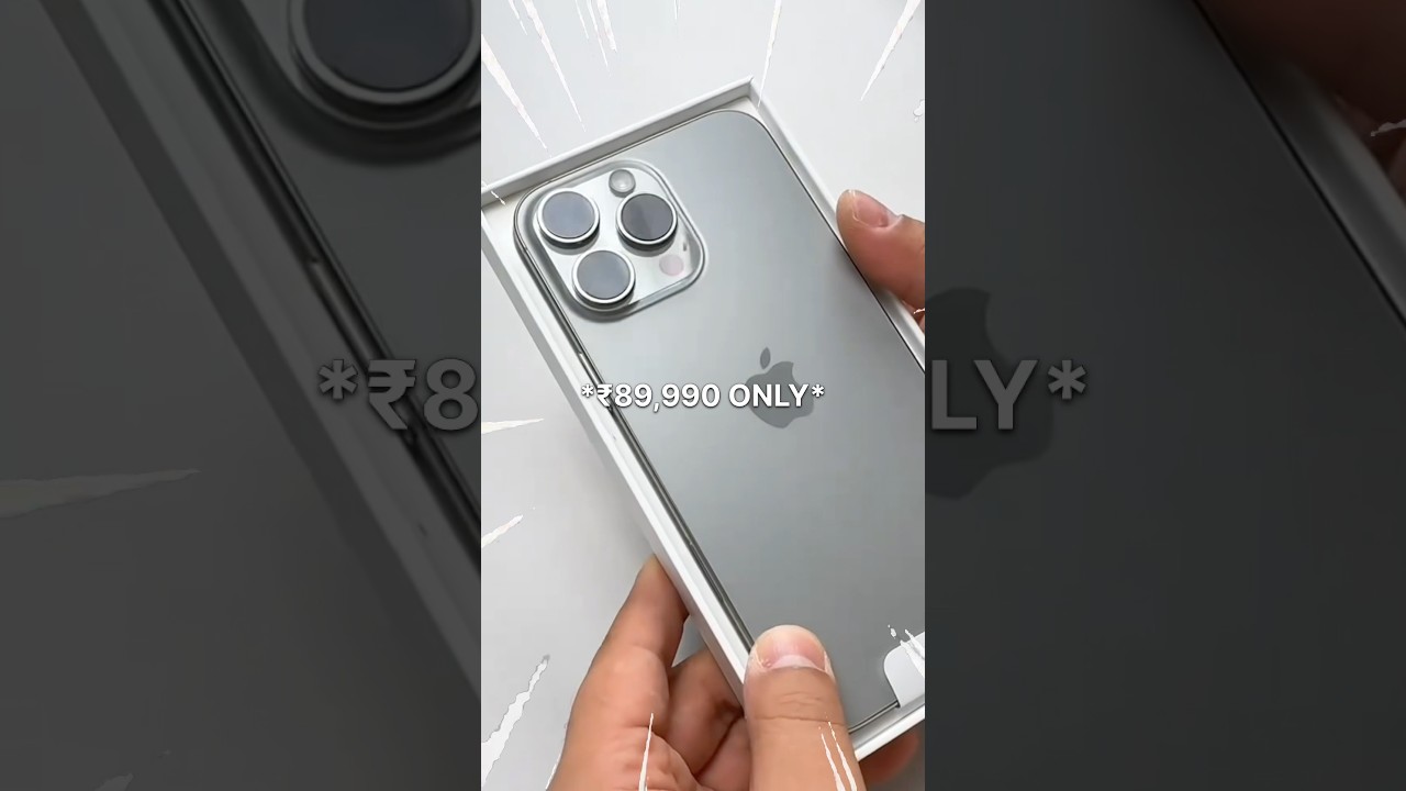 iPhone 16 Pro Max Just ₹89,990! 😳